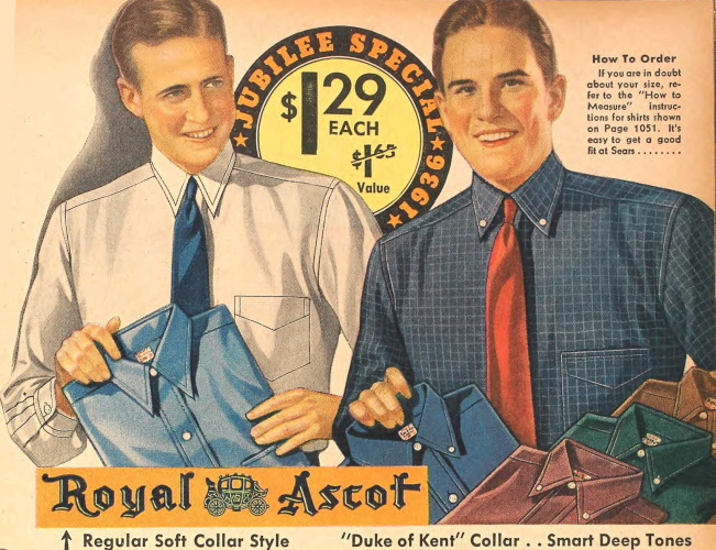 1930s Style Mens Shirts: Dress Shirts and Casual Shirts