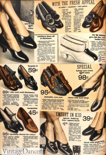 1936 slippers and booties