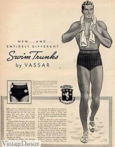 Vintage Mens Swim 109