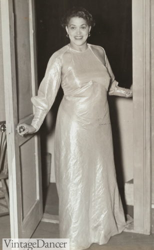 1930s evening gown plus sizes