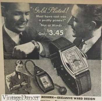 1930s men's watch, 1937 Wards Men's Watch
