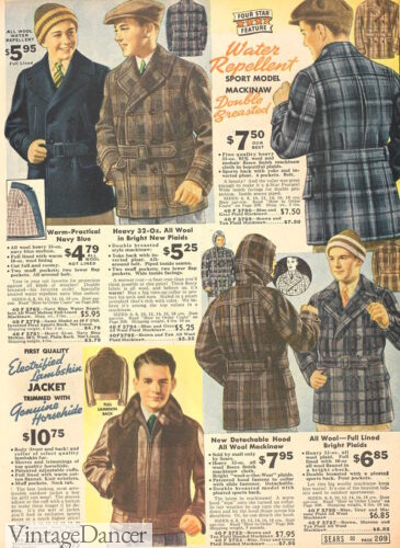 1930s boys mackinaw coats
