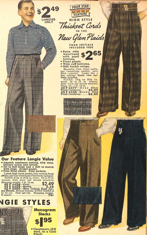1930s Teenage Boys' Fashion