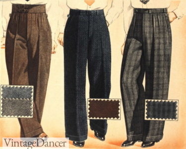 1930s mens pants 1930s