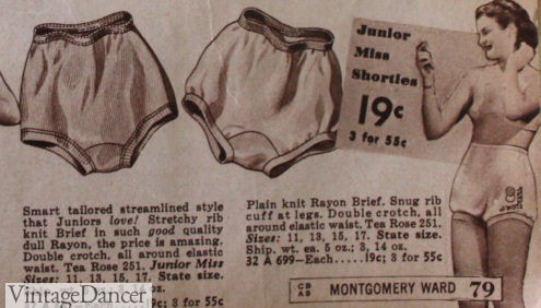 1937 knit briefs for teens