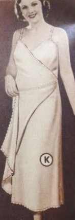 1930s maternity lingerie slip