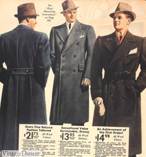 1937 coat back, guard, polo coat 