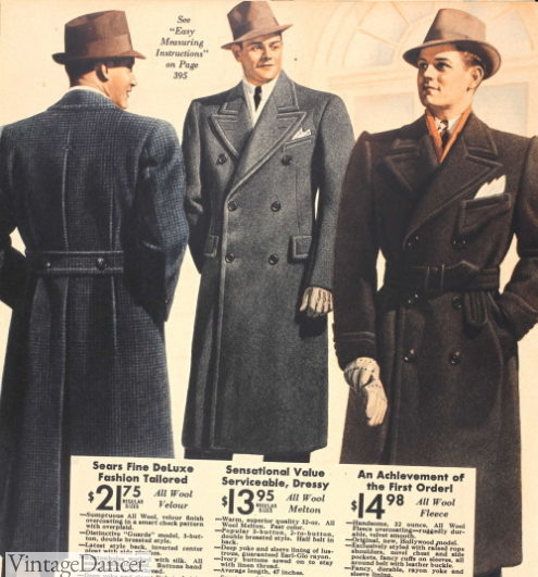 1930s Men's Coat and Jacket Styles