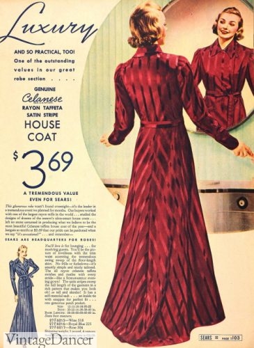 1937 hostess housecoat