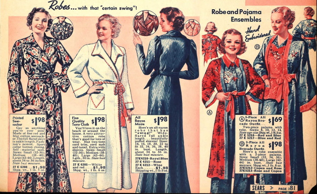 1937 robes
