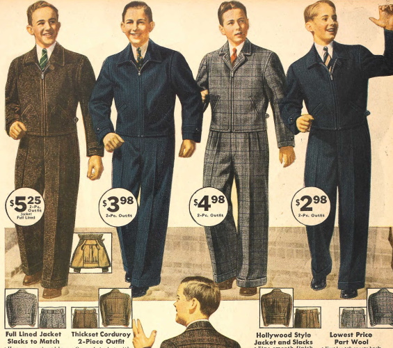 1930s Teenage Boys' Fashion