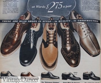 New 1930s Style Mens Shoes