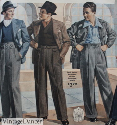 1930s Men's Casual Fashion, Clothing, Outfits