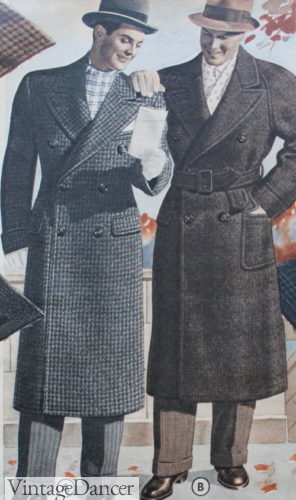 1930s inset and raglan sleeve coats 1930s mens coats winter long