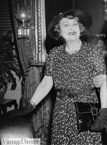 1938 Mrs. Bankhead older womens clothing