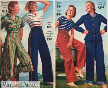 1938 women's casual pants slacks summer outfits