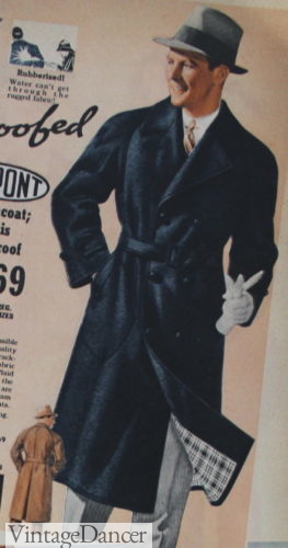 1930s mens raglan sleeve polo coat