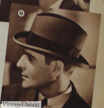 1930s men's hat, the Homburg