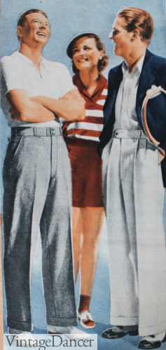1930s casual summer menswear