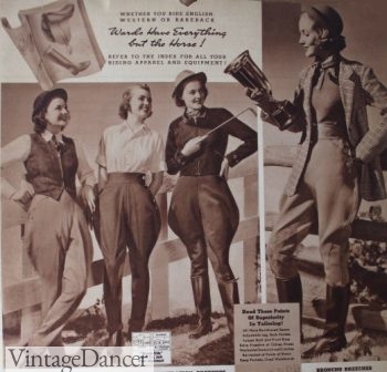 1938 riding / outdoors clothing