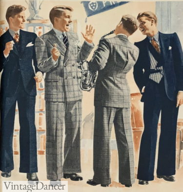 1930s teenage boys clothing suits