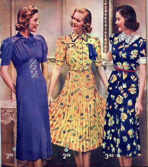 1938 Fashion | Dresses, Coats, Hats, Shoes