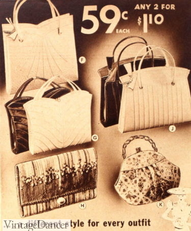 1938 Art Deco influences these designs purse 1930s