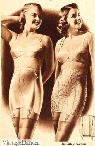 1938 zipper girdles