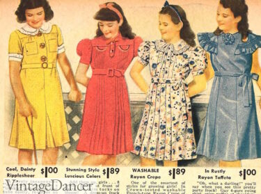 1930s dresses for girls