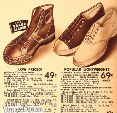 Vintage Sneakers History 1910s-1950s | Women&#8217;s Converse and Keds, Vintage Dancer