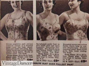 1938 minimizing bra plus sizes busty women