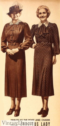 1930s grandmother over 60 fashions