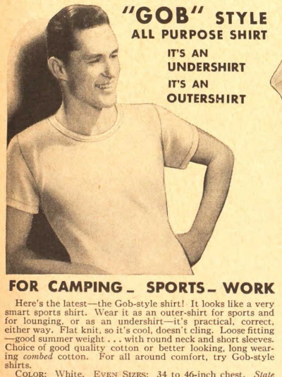 1938 T-shirt or Undershirt