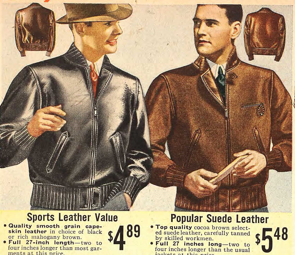 1930s Men's Coat And Jacket Styles