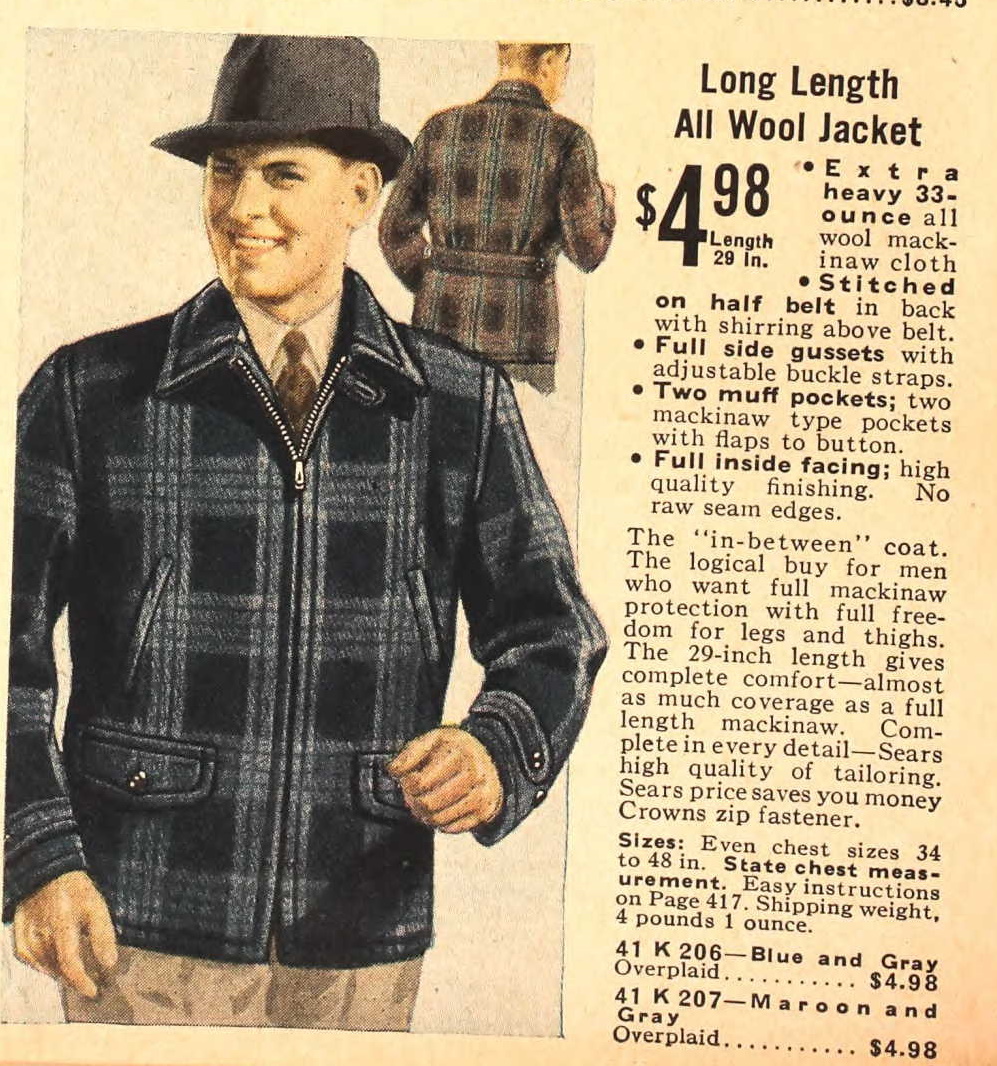 1930s Men's Coat and Jacket Styles