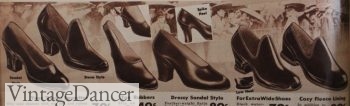 1930s rain shoes, rubber rain boots shaped like heels