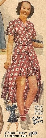 1930s Playsuit Outfit, Vintage Dancer