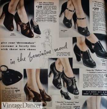 1930s Daywear Shoes