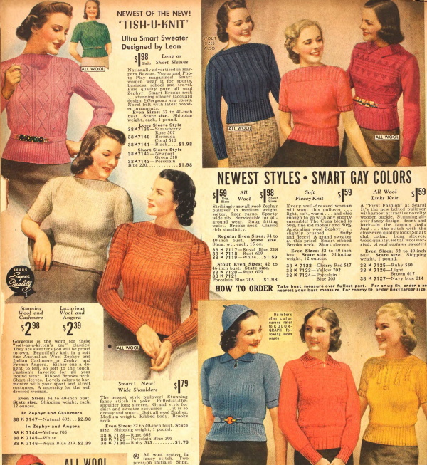 1930s Style Sweaters | Vintage Sweaters