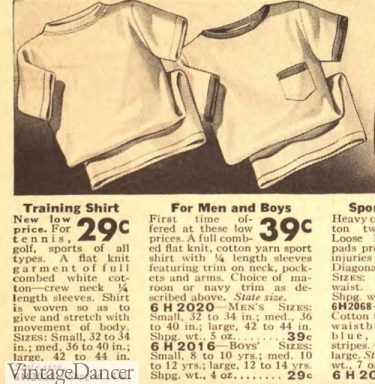 1930s T shirts men gym shirt athletic shirts