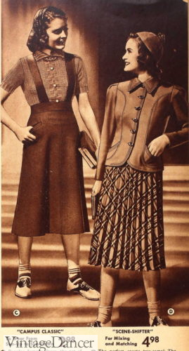 Girls 1930s fashion for teens teenagers teenage girls
