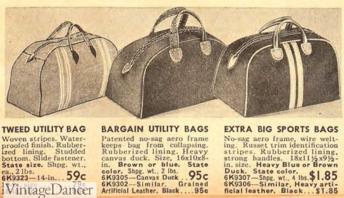 1938 mens all purses bags, sport bags, travel bags