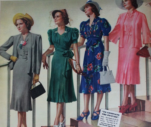 1938 Fashion | Dresses, Coats, Hats, Shoes