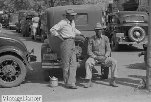 1939 San Augustine, Texas. Casual clothes for these men