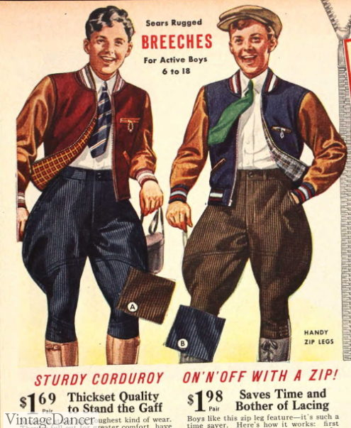 1930s Teenage Boys' Fashion