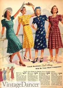 1939 dresses sears