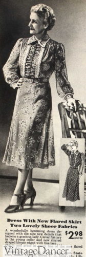 1939 mature women dresses