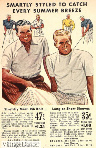 1939 man polo shirt and T-shirt tee shirt casual clothes