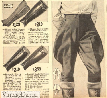 1939 puttees and breeches for work or uniform