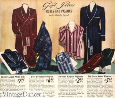 1930s mens robes pajama